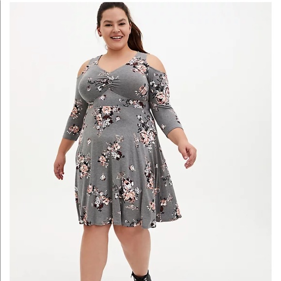 torrid Dresses & Skirts - Floral Jersey Skater Dress